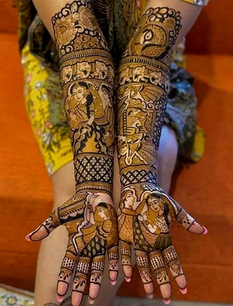 Best Mehndi Artist - Dulhan Bridal makeup - The Wedding Byte - Wedding Byte